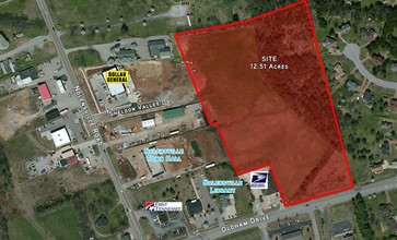 Nolensville Rd, Nolensville, TN - aerial  map view