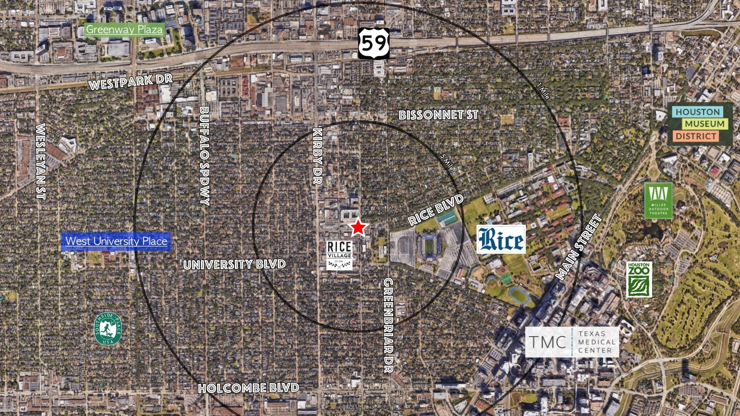 2402 Rice Blvd, Houston, TX 77005 The Village Corner