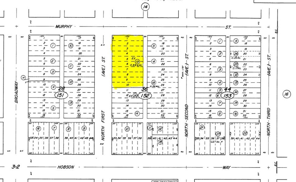 200 E Murphy St, Blythe, CA for lease - Plat Map - Image 1 of 1