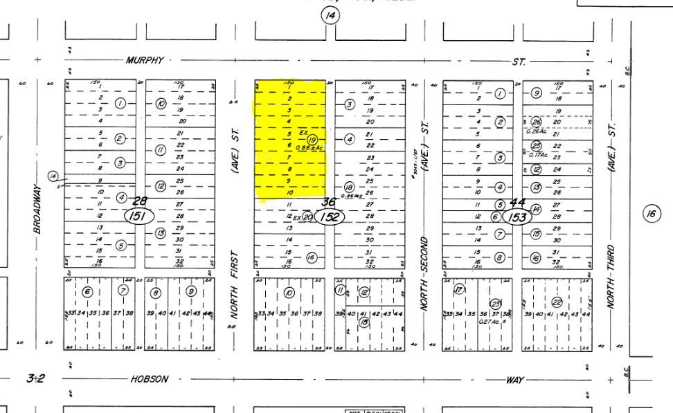 200 E Murphy St, Blythe, CA for lease Plat Map- Image 1 of 2