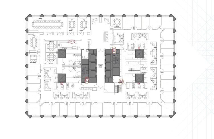 10020 100th St NW, Edmonton, AB for lease Floor Plan- Image 1 of 1