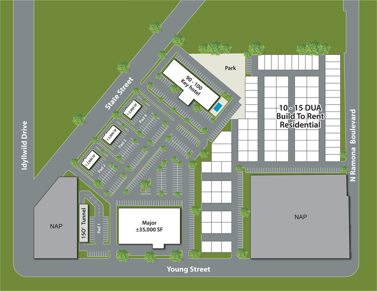 1073 N Ramona, San Jacinto, CA for sale - Site Plan - Image 2 of 5