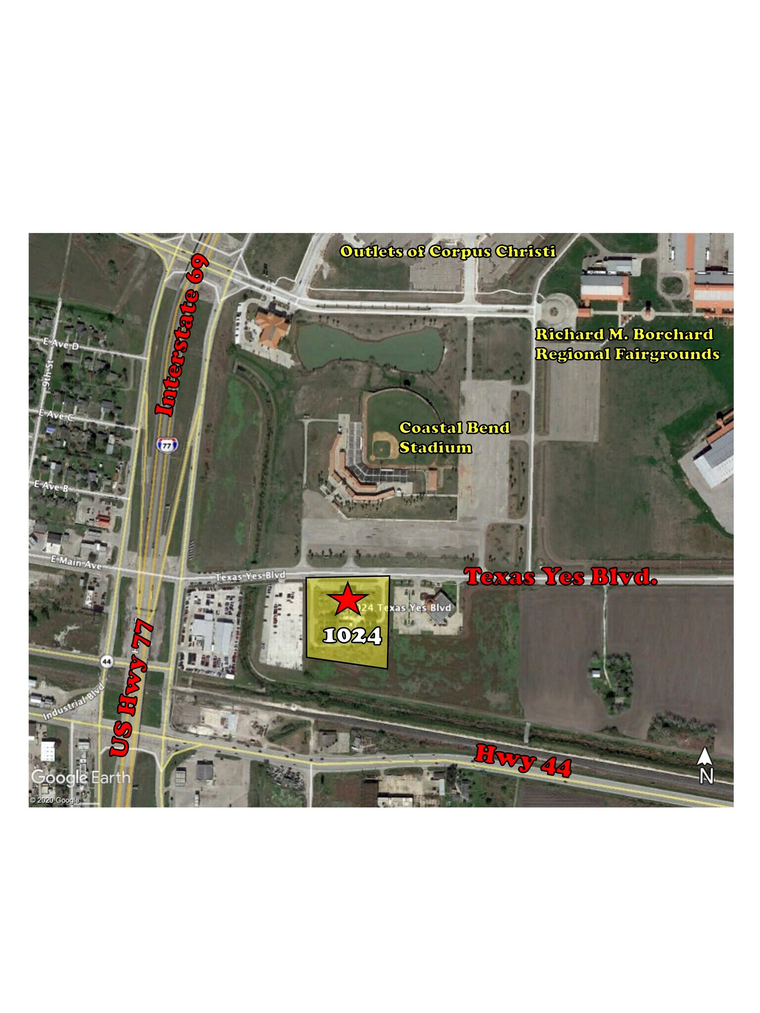 1024 Texas Yes Blvd, Robstown, TX 78380 Crossroads Plaza