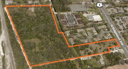 N Ridgewood Ave, Edgewater, FL - aerial  map view