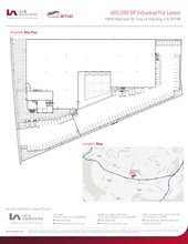 17651-17657 Railroad St, City Of Industry, CA for lease Site Plan- Image 1 of 2