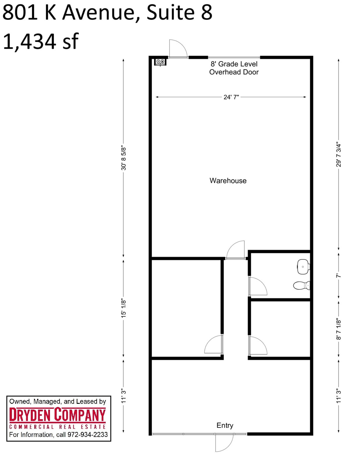 801 K Ave, Plano, TX for lease Floor Plan- Image 1 of 1