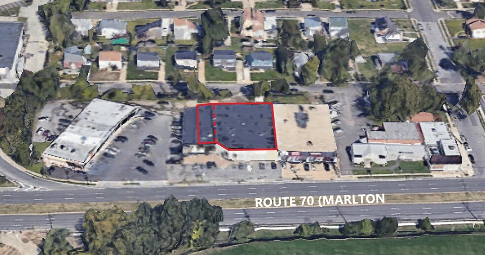 5305 Marlton Pike, Merchantville, NJ for lease - Aerial - Image 2 of 2