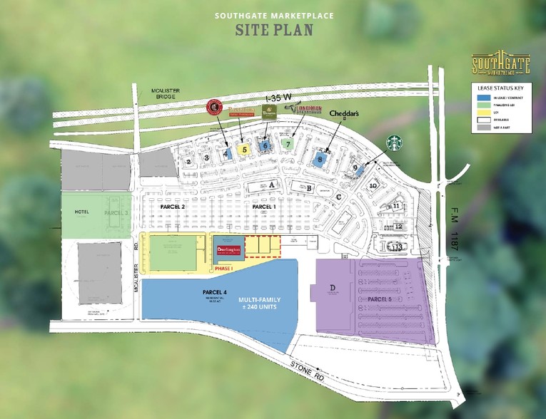 12509 South Fwy, Burleson, TX for lease - Site Plan - Image 2 of 3