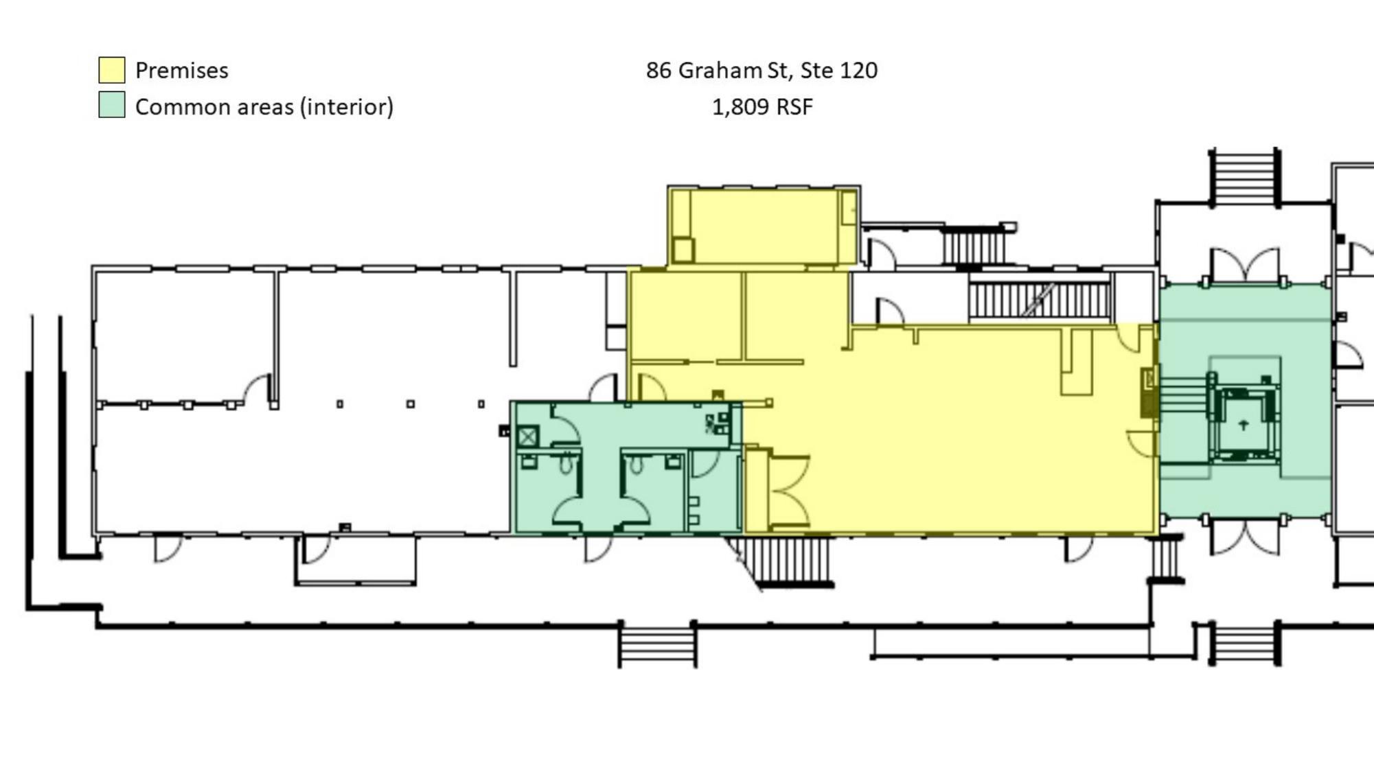 86-87 Graham St, San Francisco, CA for lease Floor Plan- Image 1 of 12