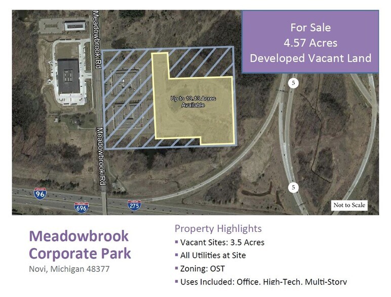 Meadowbrook & 12 Mile Rd, Novi, MI 48377