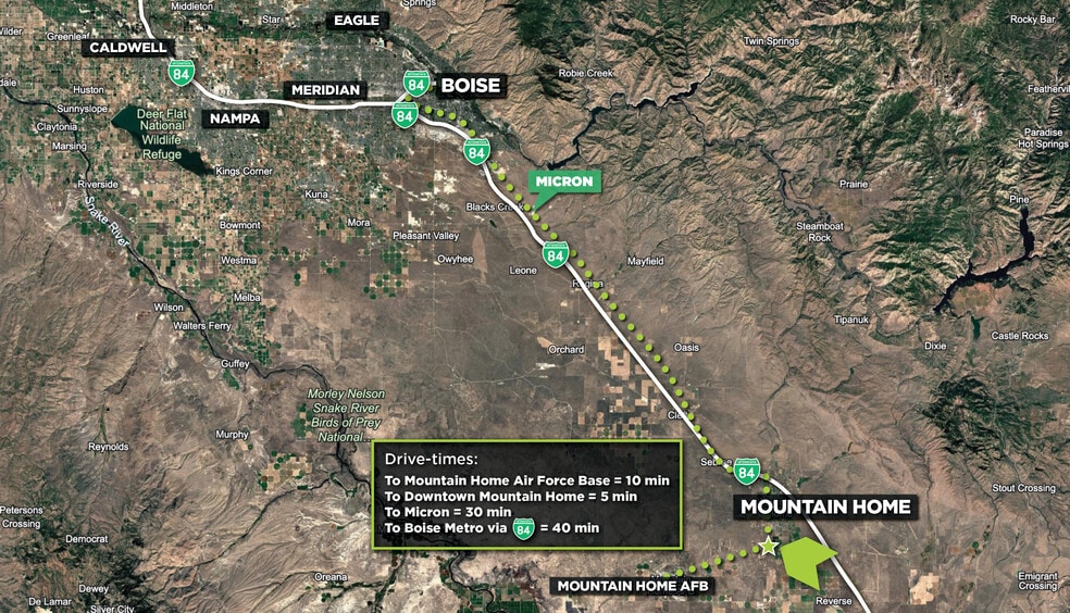 TBD Hwy 51 Hwy, Mountain Home, ID for sale - Aerial - Image 2 of 8