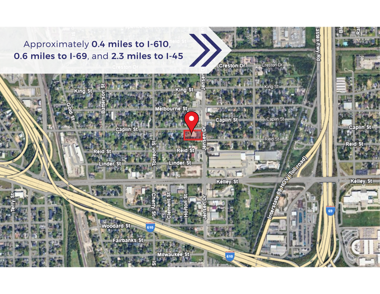 6113 Jensen Dr, Houston, TX for sale - Aerial - Image 3 of 5