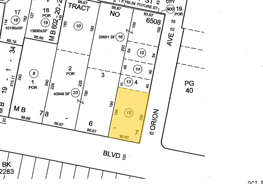 15445 Ventura Blvd, Sherman Oaks, CA for sale - Plat Map - Image 1 of 1