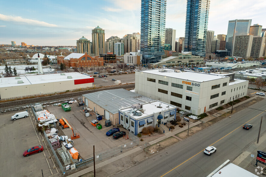 1240 10th Av SW, Calgary, AB for lease - Aerial - Image 2 of 4