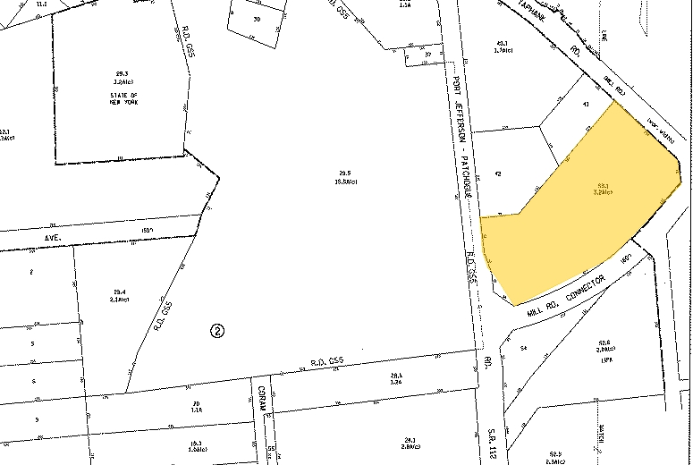 588 Mill Rd, Coram, NY for sale - Plat Map - Image 3 of 4