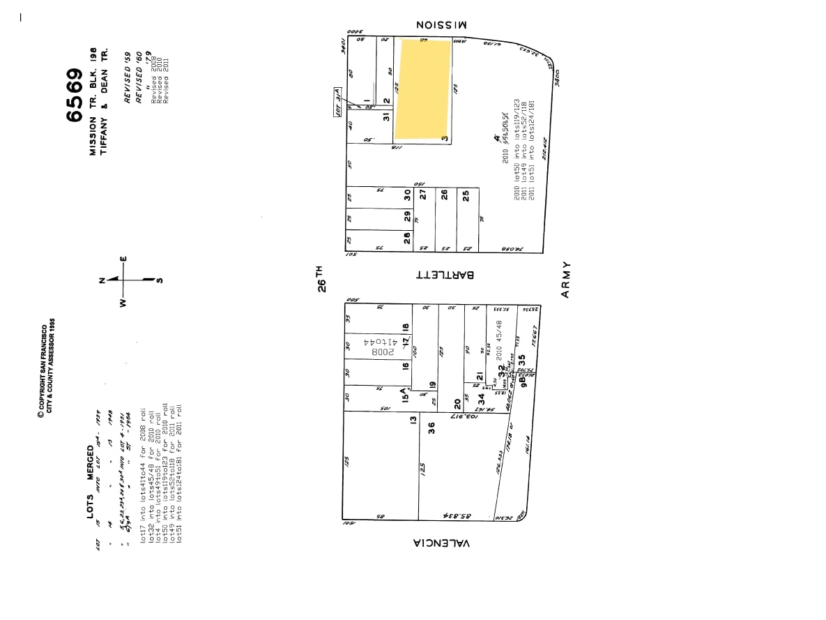 3018 Mission St, San Francisco, CA for sale Plat Map- Image 1 of 1