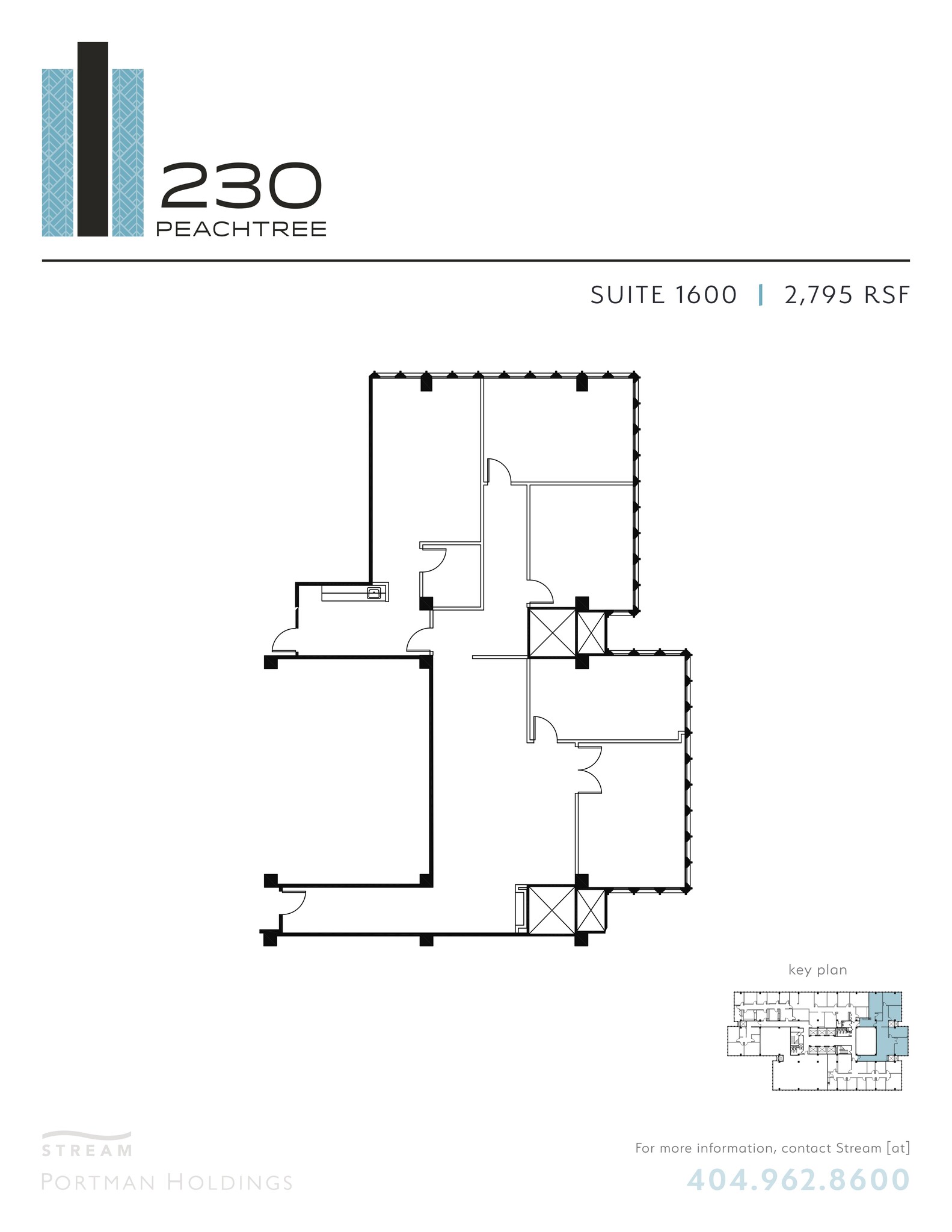 230 Peachtree St NW, Atlanta, GA for lease Site Plan- Image 1 of 1