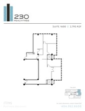 230 Peachtree St NW, Atlanta, GA for lease Site Plan- Image 1 of 1