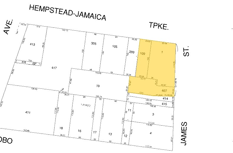 925 Hempstead Tpke, Franklin Square, NY for sale - Plat Map - Image 1 of 1