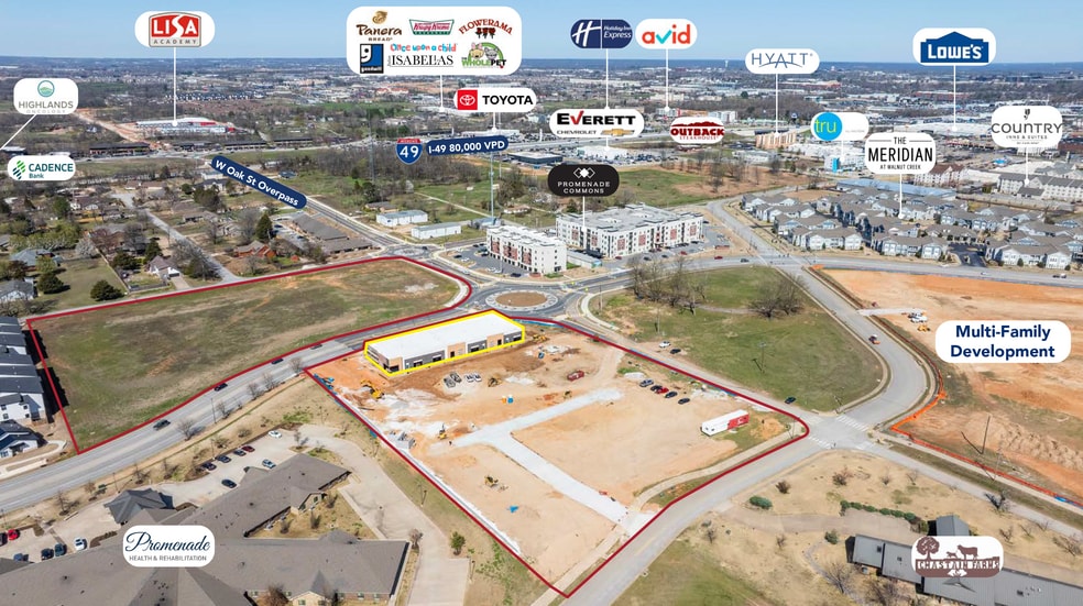 S Promenade Blvd & W Oak St, Rogers, AR for lease - Building Photo - Image 3 of 10