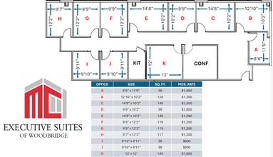 12701 Marblestone Dr, Woodbridge, VA for lease Floor Plan- Image 1 of 6