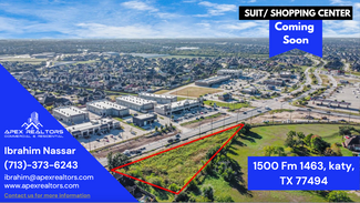 More details for 1500 FM 1463, Katy, TX - Land for Lease