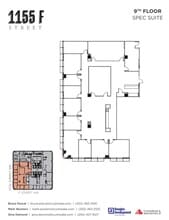 1155 F St NW, Washington, DC for lease Floor Plan- Image 1 of 1