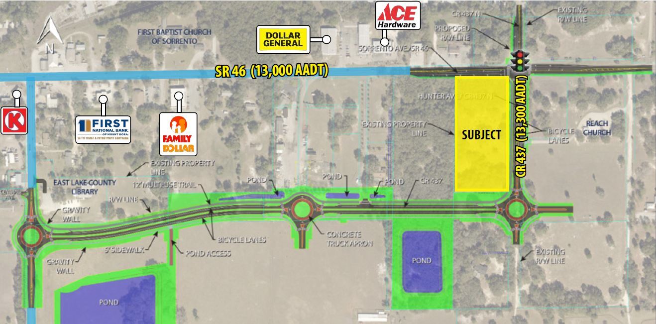SWC of SR 46 and CR 437, Sorrento, FL for sale Primary Photo- Image 1 of 1