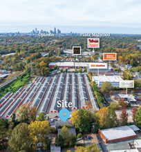 3801 Miriam Dr, Charlotte, NC - aerial  map view