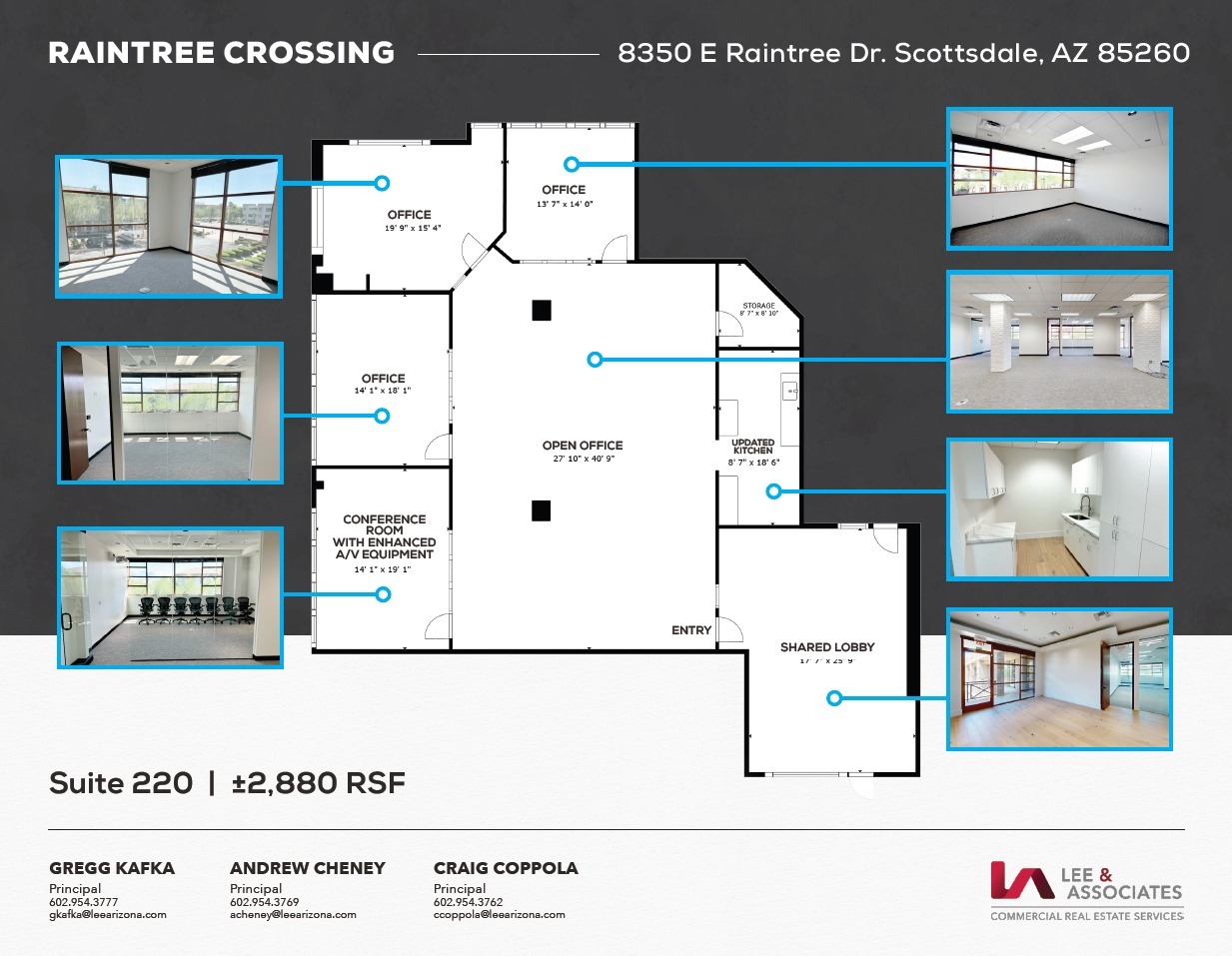 8350 E Raintree Dr, Scottsdale, AZ for lease Floor Plan- Image 1 of 11