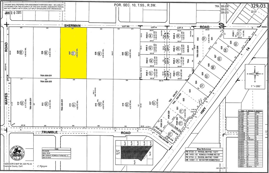 Sherman Rd, Menifee, Ca 92585 