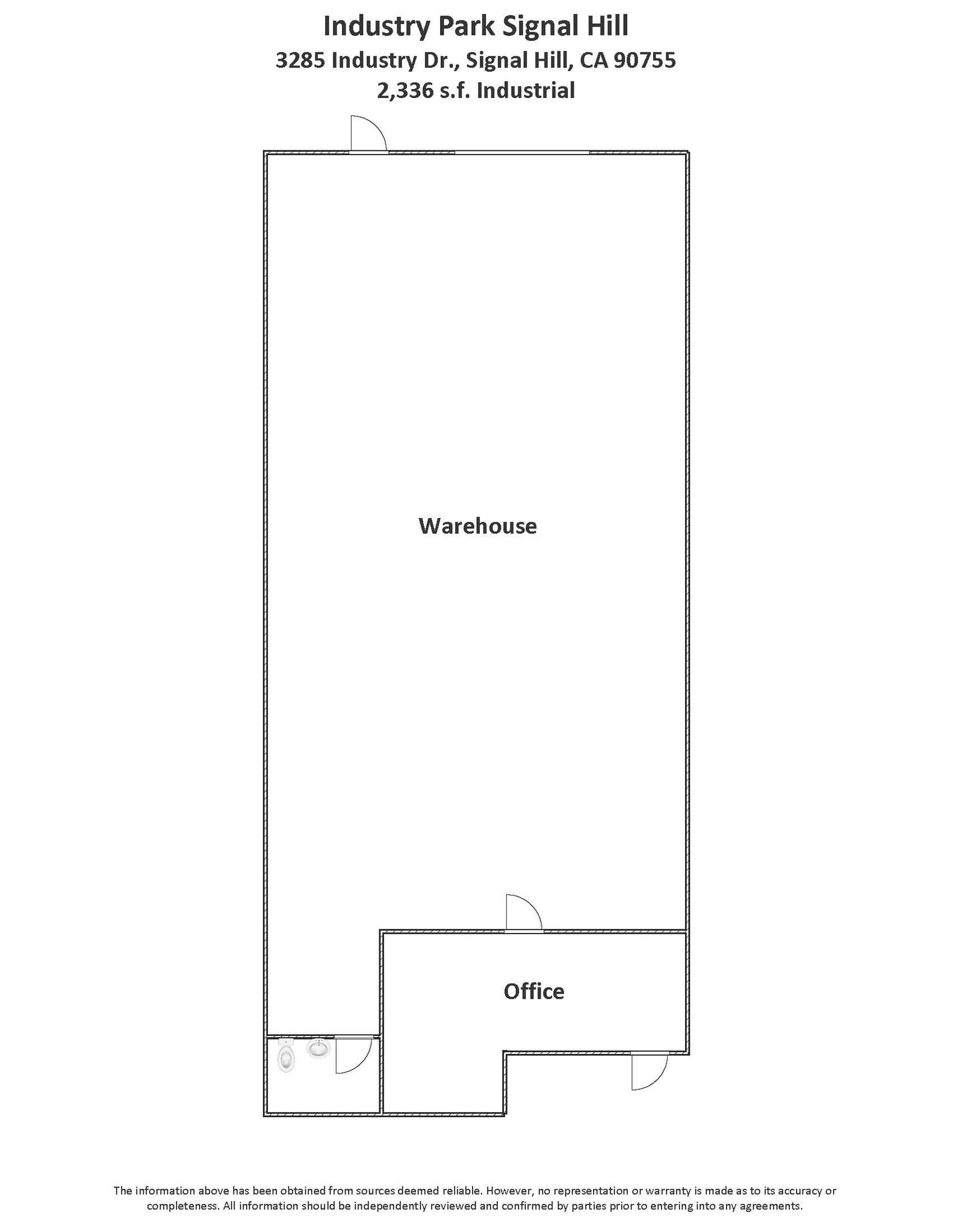 3281-3295 Industry Dr, Signal Hill, CA for lease Floor Plan- Image 1 of 4