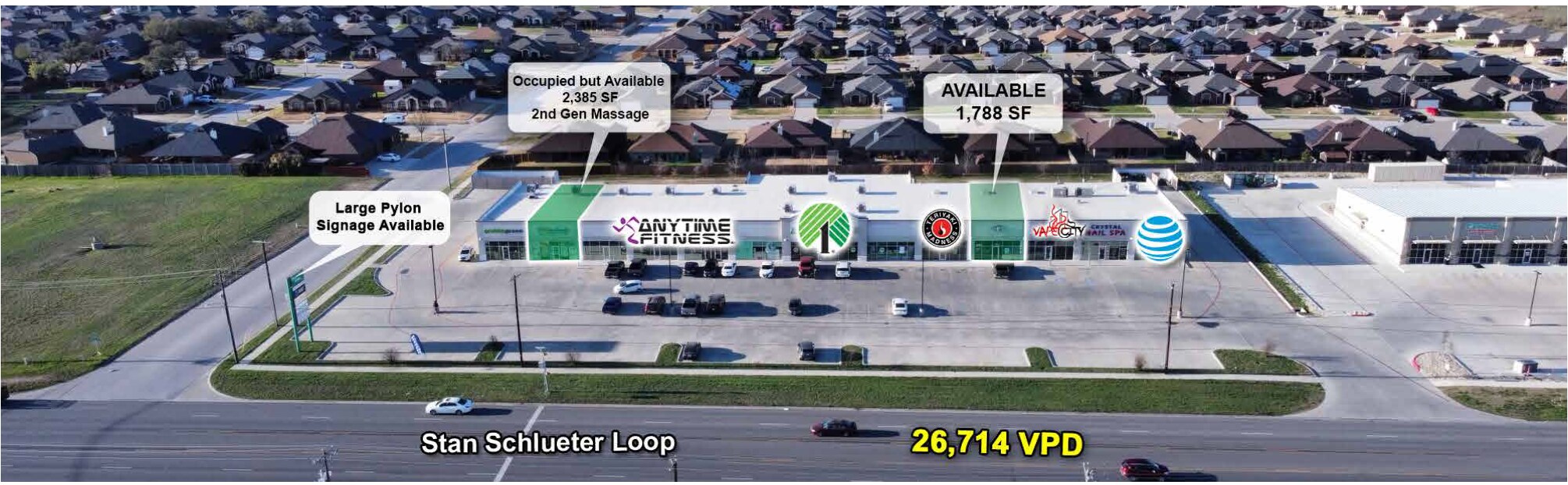 2802 W Stan Schlueter Loop, Killeen, TX 76549 Dollar Tree Plaza