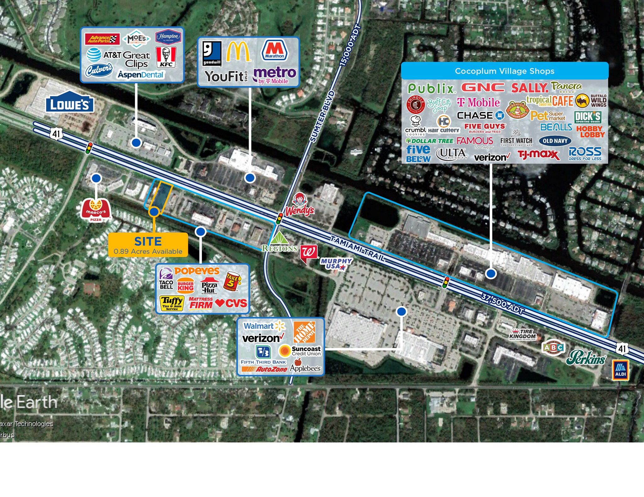 14914 Tamiami Trl, North Port, FL for sale Aerial- Image 1 of 1