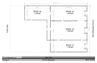 3170-3174 N Milwaukee Ave, Chicago, IL for lease Site Plan- Image 1 of 2