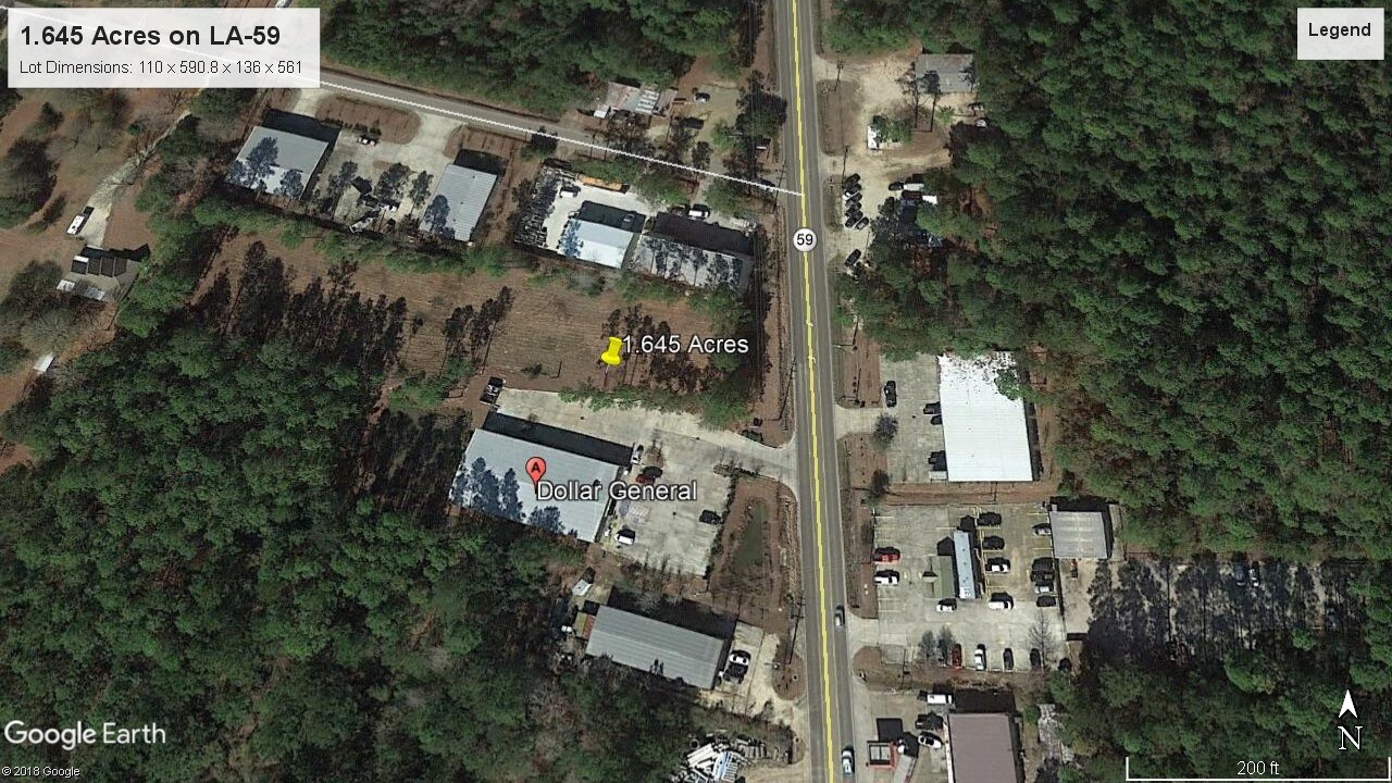 Highway 59, Mandeville, LA for sale Aerial- Image 1 of 1