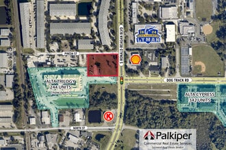 1000 S Ronald Reagan Blvd, Longwood, FL - AERIAL map view