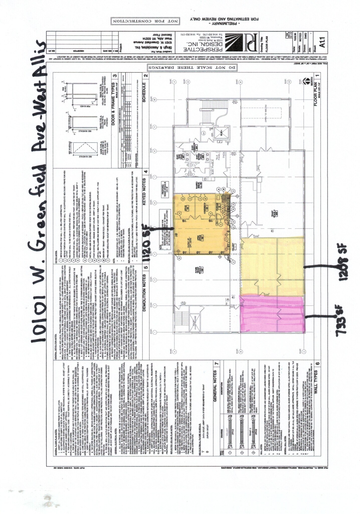 10101 W Greenfield Ave, West Allis, WI for lease Site Plan- Image 1 of 1