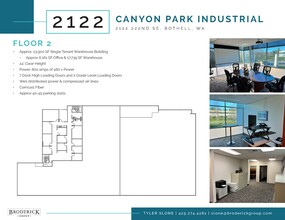 2122 222nd St SE, Bothell, WA for lease Floor Plan- Image 2 of 2