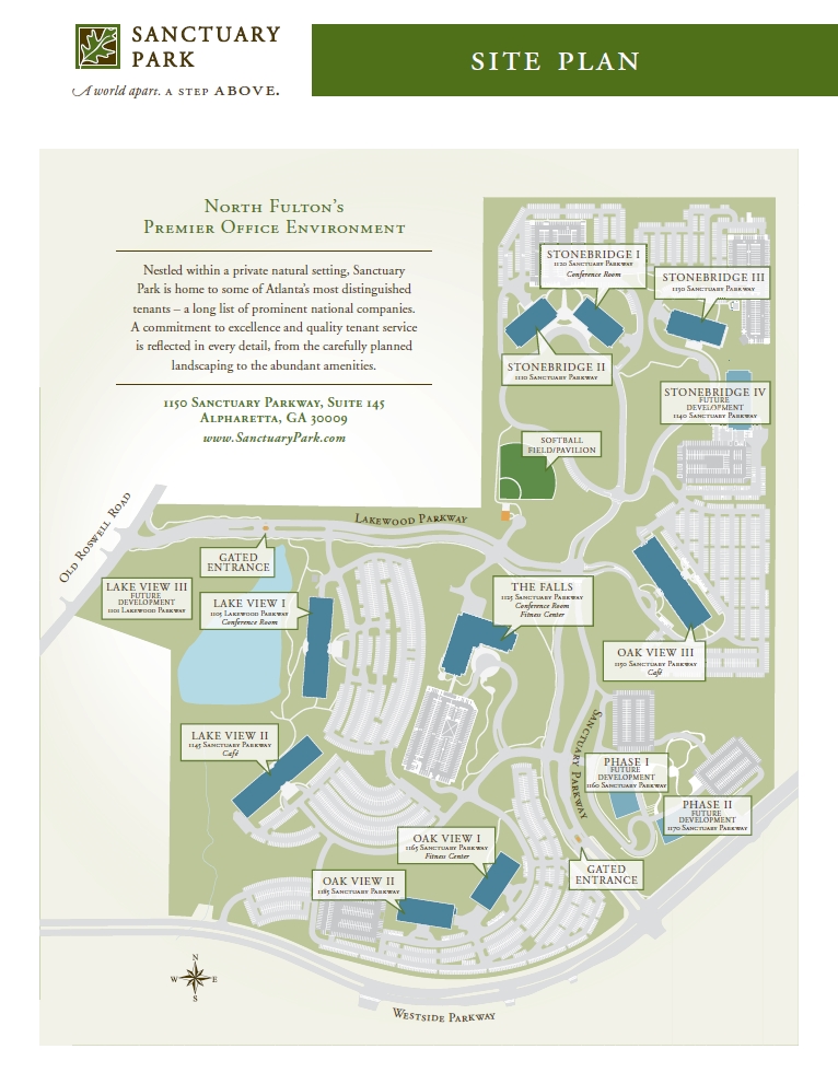 1125 Sanctuary Pky, Alpharetta, GA for sale Site Plan- Image 1 of 1