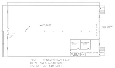 2906-2960 Congressman Ln, Dallas, TX for lease Floor Plan- Image 1 of 1