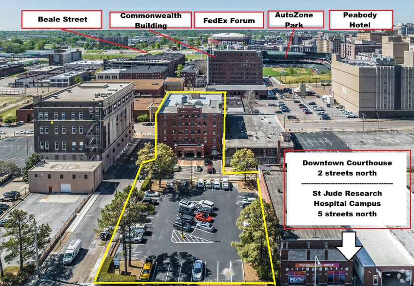 Crane Co. Building of Memphis - Parking Garage