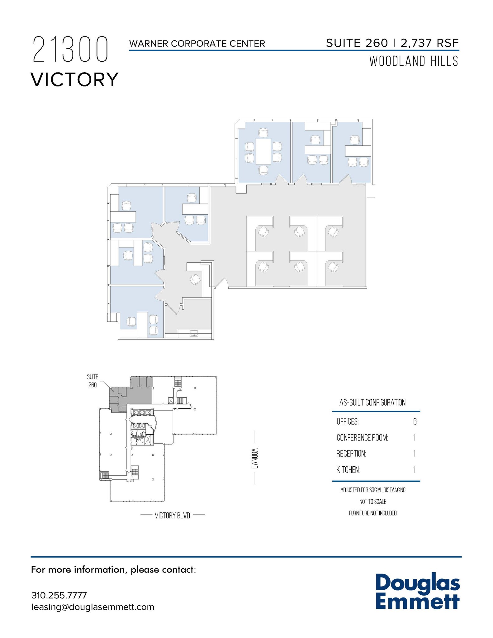 21300 Victory Blvd, Woodland Hills, CA for lease Floor Plan- Image 1 of 1