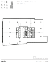 1133 Melville St, Vancouver, BC for lease Floor Plan- Image 1 of 1