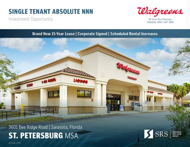 3601 Bee Ridge Rd, Sarasota, FL for sale - Building Photo - Image 1 of 1