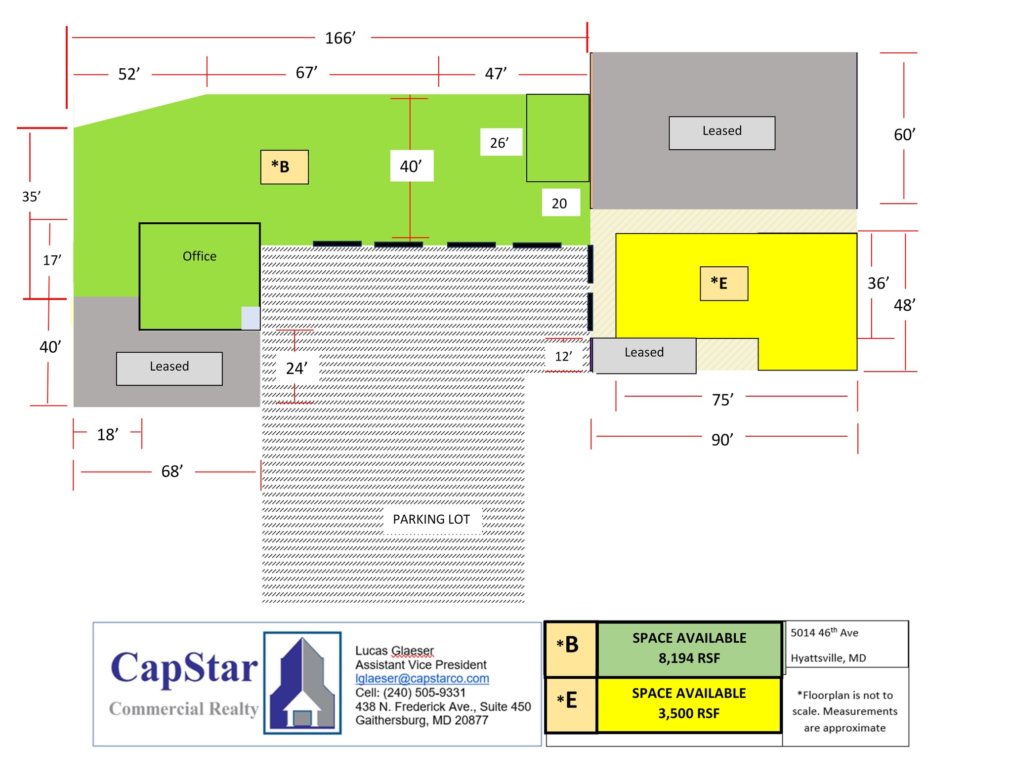 5014-5018 46th Ave, Hyattsville, MD for lease Site Plan- Image 1 of 6