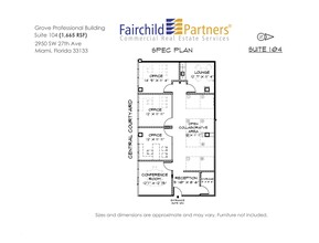 2950 SW 27th Ave, Coconut Grove, FL for lease Floor Plan- Image 1 of 1