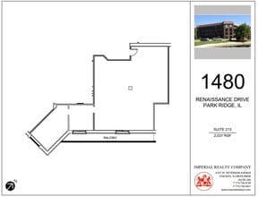 1480 Renaissance Dr, Park Ridge, IL for lease Floor Plan- Image 1 of 1