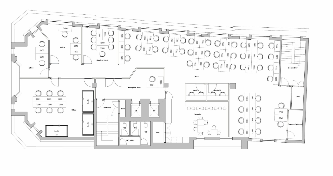 14 New St, London for lease Floor Plan- Image 1 of 1