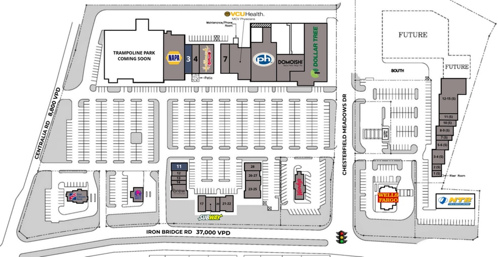 6401-6551 Centralia Rd, Chesterfield, VA for lease - Building Photo - Image 2 of 13
